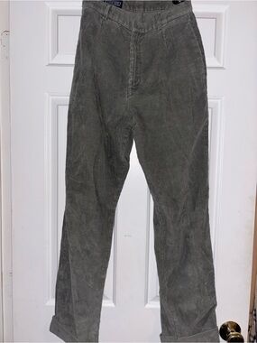 Lands' End Olive Green Corduroy Trousers